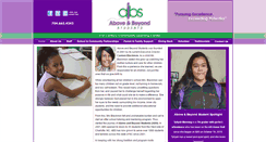 Desktop Screenshot of aboveandbeyondstudents.com